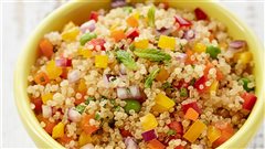 Σαλάτα με πλιγούρι ρόδι και βινεγκρέτ μανταρινιού