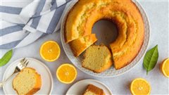 Κέικ πορτοκαλιού με γιαούρτι