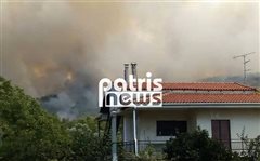 Αμαλιάδα: Μεγάλη πυρκαγιά σε εξέλιξη – Εκκενώνεται το χωριό (PHOTOS)