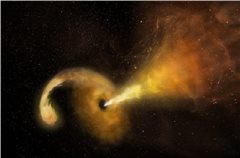 Φωτογράφησαν το «γεύμα» μιας μαύρης τρύπας