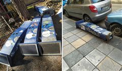 Καλαμαριά: Αφαιρούνται εμπόδια από πεζοδρόμια - Προτεραιότητα η προστασία του δημόσιου χώρου (φωτο)