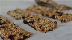 Μπάρες βρώμης με μπανάνα και μέλι