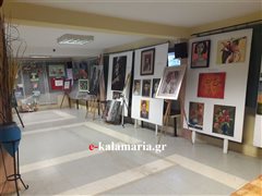Έκθεση ζωγραφικής στον πολιτιστικό σύλλογο Φοίνικα Καλαμαριάς - Βίντεο