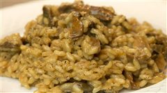 Ριζότο με μανιτάρια και παρμεζάνα 