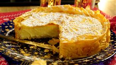 Γαλατόπιτα με φύλλο κρούστας