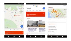 Google - Εργαλεία ανεύρεσης αγνοουμένων και εντοπισμού πυρκαγιών