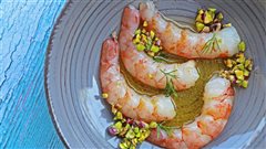 Γαρίδες λαδολέμονο