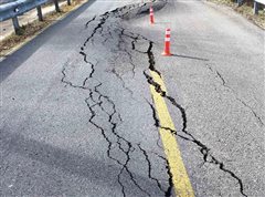 Κατολίσθηση στην παλιά εθνική οδό Καλαμάτας Σπάρτης